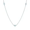 Tiffany & Co. Elsa Peretti® Diamonds by the Yard® necklace in sterling silver. | ^ Necklaces & Pendants|Sterling Silver Jewelry