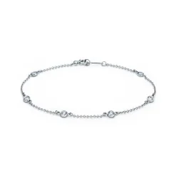 Tiffany & Co. Elsa Peretti® Diamonds by the Yard® bracelet in platinum. | ^ Bracelets|Platinum Jewelry