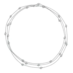 Tiffany & Co. Elsa Peretti® Diamonds by the Yard® Sprinkle Necklace in Platinum | ^ Necklaces & Pendants|Platinum Jewelry