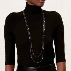 Tiffany & Co. Elsa Peretti® Diamonds by the Yard® Sprinkle Necklace in Platinum | ^ Necklaces & Pendants|Platinum Jewelry