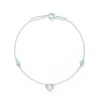 Tiffany & Co. Elsa Peretti® Diamonds by the Yard® Open Heart bracelet in sterling silver. | ^ Bracelets|Sterling Silver Jewelry