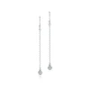 Tiffany & Co. Elsa Peretti® Diamonds by the Yard® drop earrings in sterling silver. | ^ Earrings|Sterling Silver Jewelry
