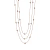 Tiffany & Co. Elsa Peretti® Diamonds by the Yard® Sprinkle Necklace in Rose Gold | ^ Necklaces & Pendants|Rose Gold Jewelry