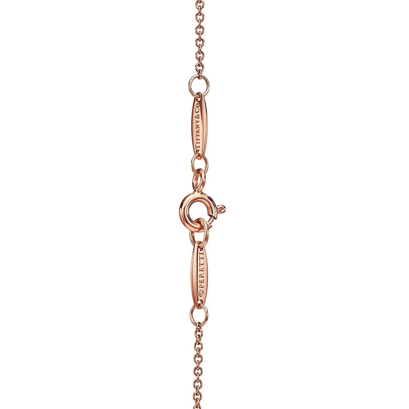 Tiffany & Co. Elsa Peretti® Diamonds by the Yard® Sprinkle Necklace in Rose Gold | ^ Necklaces & Pendants|Rose Gold Jewelry