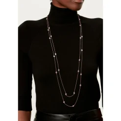 Tiffany & Co. Elsa Peretti® Diamonds by the Yard® Sprinkle Necklace in Rose Gold | ^ Necklaces & Pendants|Rose Gold Jewelry