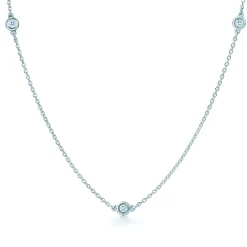 Tiffany & Co. Elsa Peretti® Diamonds by the Yard® necklace in sterling silver. | ^ Necklaces & Pendants|Sterling Silver Jewelry