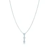 Tiffany & Co. Elsa Peretti® Diamonds by the Yard® drop pendant in sterling silver. | ^ Necklaces & Pendants|Sterling Silver Jewelry