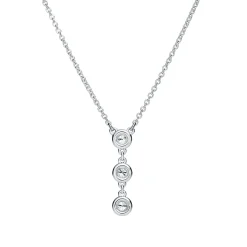 Tiffany & Co. Elsa Peretti® Diamonds by the Yard® drop pendant in sterling silver. | ^ Necklaces & Pendants|Sterling Silver Jewelry