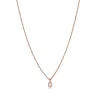 Tiffany & Co. Elsa Peretti® Diamonds by the Yard® pendant in 18k rose gold. | ^ Necklaces & Pendants|Rose Gold Jewelry