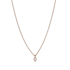 Tiffany & Co. Elsa Peretti® Diamonds by the Yard® pendant in 18k rose gold. | ^ Necklaces & Pendants|Rose Gold Jewelry