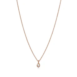 Tiffany & Co. Elsa Peretti® Diamonds by the Yard® pendant in 18k rose gold. | ^ Necklaces & Pendants|Rose Gold Jewelry