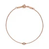 Tiffany & Co. Elsa Peretti® Diamonds by the Yard® bracelet in 18k rose gold with a diamond. | ^ Bracelets|Rose Gold Jewelry