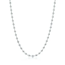 Tiffany & Co. Elsa Peretti® Diamonds by the Yard® necklace in platinum. | ^ Necklaces & Pendants|Platinum Jewelry