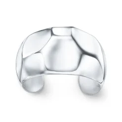 Tiffany & Co. Elsa Peretti® Faceted cuff in sterling silver, medium. | ^ Bracelets|Bold Silver Jewelry