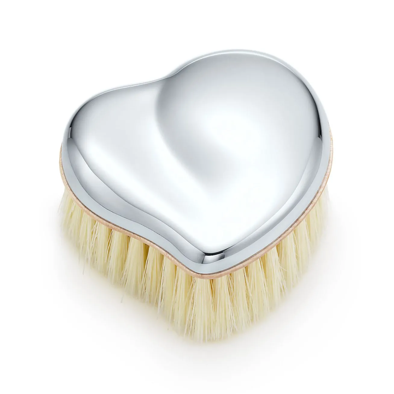 Tiffany & Co. Elsa Peretti® Heart baby brush in sterling silver. | ^ Baby|Baby