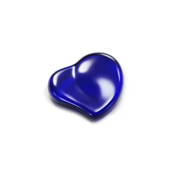 Tiffany & Co. Elsa Peretti® Heart paperweight in cobalt glass. | ^ Stationery, Games & Unique Objects|Games & Novelties