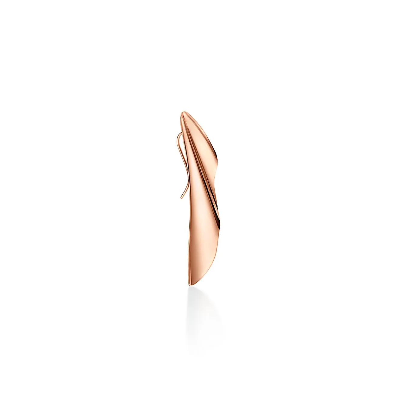 Tiffany & Co. Elsa Peretti® High Tide earrings in 18k rose gold. | ^ Earrings|Rose Gold Jewelry
