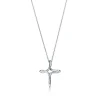 Tiffany & Co. Elsa Peretti® infinity cross pendant in sterling silver, medium. | ^ Necklaces & Pendants|Sterling Silver Jewelry