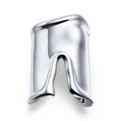 Tiffany & Co. Elsa Peretti® large Bone cuff in sterling silver, 95 mm wide. | ^ Bracelets|Bold Silver Jewelry