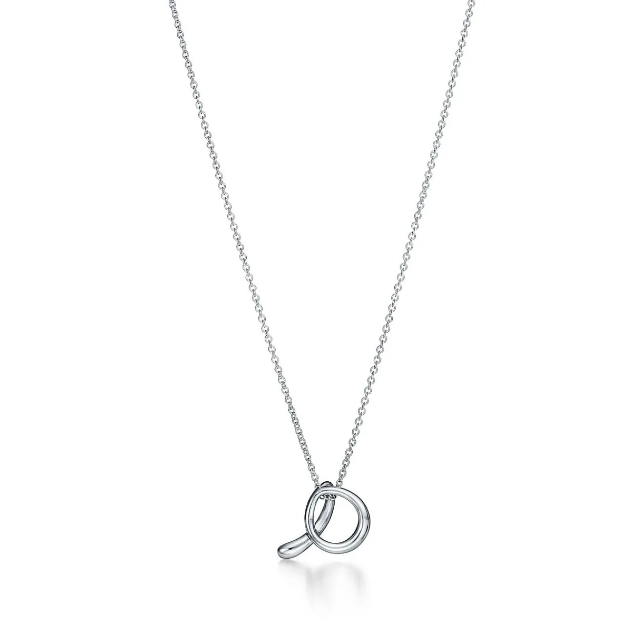 Tiffany & Co. Elsa Peretti® letter pendant. Sterling silver, small. Letters A-Z available. | ^ Necklaces & Pendants|Gifts for Her