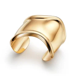 Tiffany & Co. Elsa Peretti® medium Bone cuff in 18k gold, 61 mm wide. | ^ Bracelets|Gold Jewelry