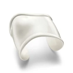 Tiffany & Co. Elsa Peretti® Medium Bone Cuff in White Finish Over Copper, 61 mm Wide | ^ Bracelets|Elsa Peretti®