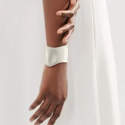 Tiffany & Co. Elsa Peretti® Medium Bone Cuff in White Finish Over Copper, 61 mm Wide | ^ Bracelets|Elsa Peretti®