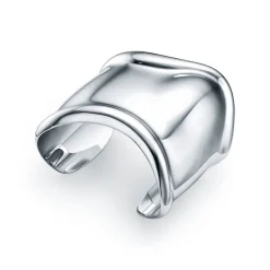 Tiffany & Co. Elsa Peretti® medium Bone cuff in sterling silver, 61 mm wide. | ^ Bracelets|Bold Silver Jewelry