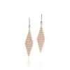 Tiffany & Co. Elsa Peretti® Mesh earrings in 18k rose gold with diamonds, mini. | ^ Earrings|Rose Gold Jewelry