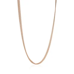 Tiffany & Co. Elsa Peretti® Mesh necklace in 18k rose gold. | ^ Necklaces & Pendants|Rose Gold Jewelry