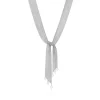 Tiffany & Co. Elsa Peretti® Mesh tie necklace in sterling silver with freshwater pearls. | ^ Necklaces & Pendants|Sterling Silver Jewelry