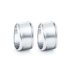 Tiffany & Co. Elsa Peretti® napkin rings in sterling silver, set of two. | ^ Elsa Peretti®|The Couple