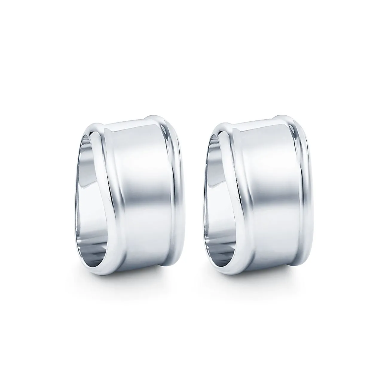 Tiffany & Co. Elsa Peretti® napkin rings in sterling silver, set of two. | ^ Elsa Peretti®|The Couple