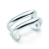 Tiffany & Co. Elsa Peretti® open center cuff in sterling silver, medium. | ^ Bracelets|Sterling Silver Jewelry
