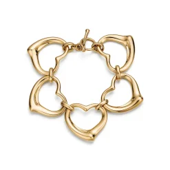 Tiffany & Co. Elsa Peretti® Open Heart Bracelet in Yellow Gold | ^ Bracelets|New Jewelry