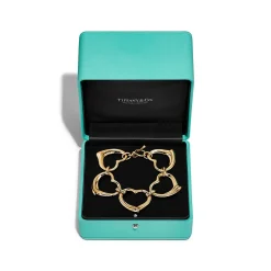 Tiffany & Co. Elsa Peretti® Open Heart Bracelet in Yellow Gold | ^ Bracelets|New Jewelry