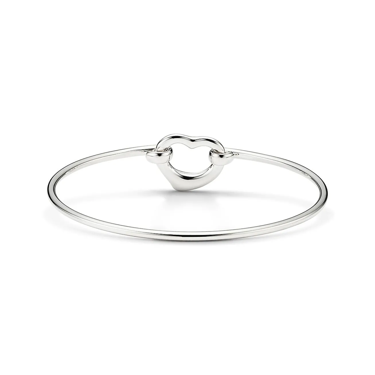 Tiffany & Co. Elsa Peretti® Open Heart bangle in sterling silver, medium. | ^ Bracelets|Gifts for Her