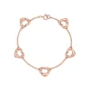 Tiffany & Co. Elsa Peretti® Open Heart bracelet in 18k rose gold, medium. | ^ Bracelets|Rose Gold Jewelry