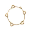 Tiffany & Co. Elsa Peretti® Open Heart bracelet in 18k gold, medium. | ^ Bracelets|Gold Jewelry