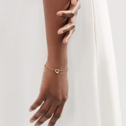 Tiffany & Co. Elsa Peretti® Open Heart bracelet in 18k gold, medium. | ^ Bracelets|Gold Jewelry