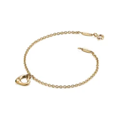 Tiffany & Co. Elsa Peretti® Open Heart Bracelet in Yellow Gold, 11 mm | ^ Bracelets|Gifts for Her