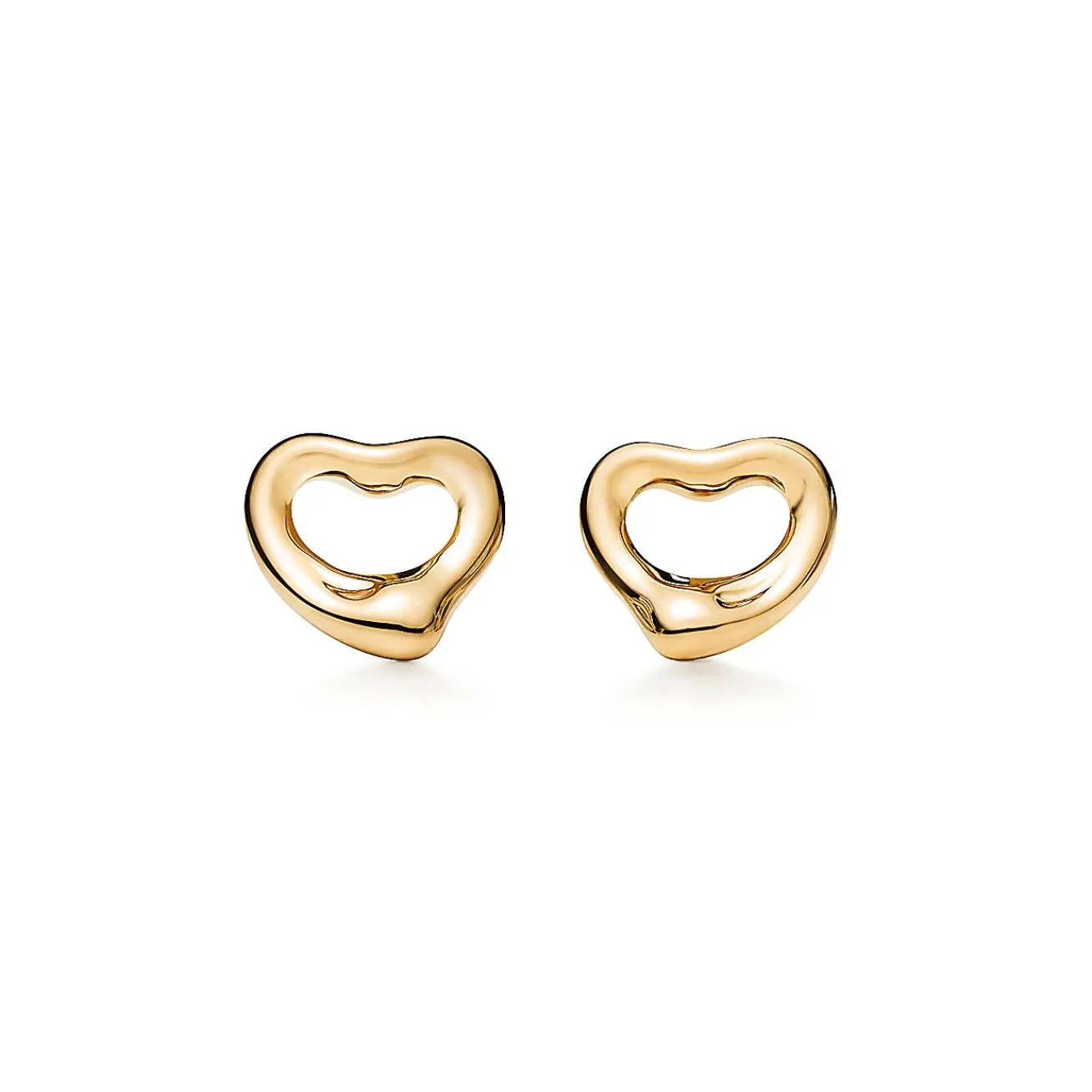Tiffany & Co. Elsa Peretti® Open Heart earrings in 18k gold. More sizes available. | ^ Earrings|Gifts for Her