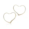 Tiffany & Co. Elsa Peretti® Open Heart hoop earrings in 18k gold. More sizes available. | ^ Earrings|Gold Jewelry