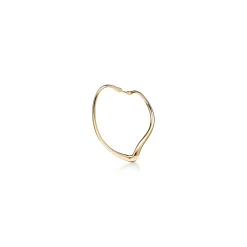 Tiffany & Co. Elsa Peretti® Open Heart hoop earrings in 18k gold. More sizes available. | ^ Earrings|Hoop Earrings