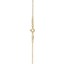 Tiffany & Co. Elsa Peretti® Open Heart pendant in 18k gold with diamonds. | ^ Necklaces & Pendants|Gold Jewelry