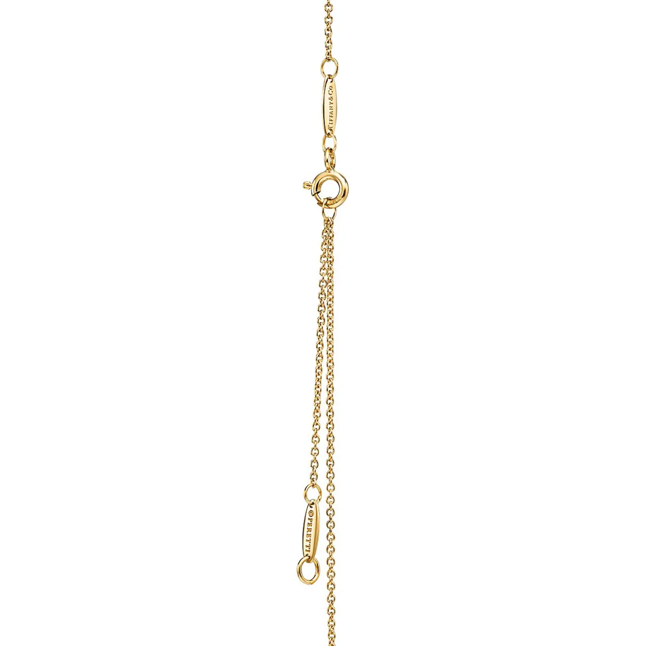 Tiffany & Co. Elsa Peretti® Open Heart Pendant in Yellow Gold and Sterling Silver | ^ Necklaces & Pendants|Gifts for Her