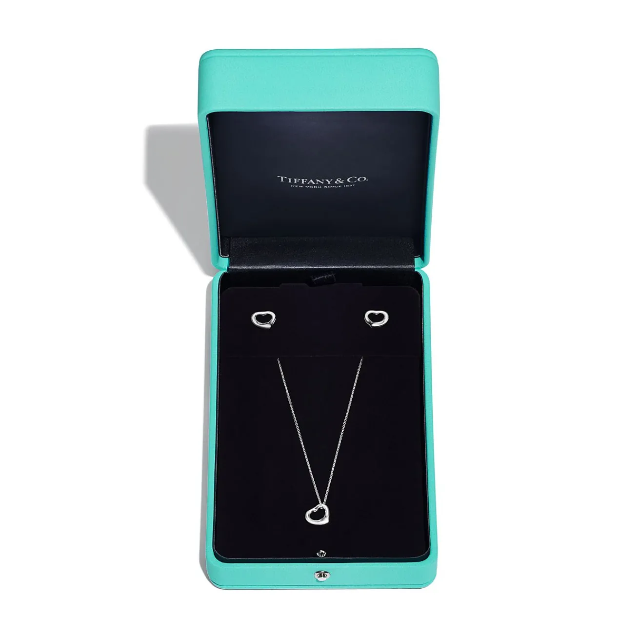 Tiffany & Co. Elsa Peretti® Open Heart Pendant and Earrings Set in Sterling Silver | ^ Gifts for Her|Her