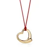 Tiffany & Co. Elsa Peretti® Open Heart Pendant in Yellow Gold, 36 mm | ^ Necklaces & Pendants|Gold Jewelry