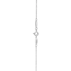 Tiffany & Co. Elsa Peretti® Open Heart pendant in sterling silver with diamonds. | ^ Necklaces & Pendants|Gifts for Her