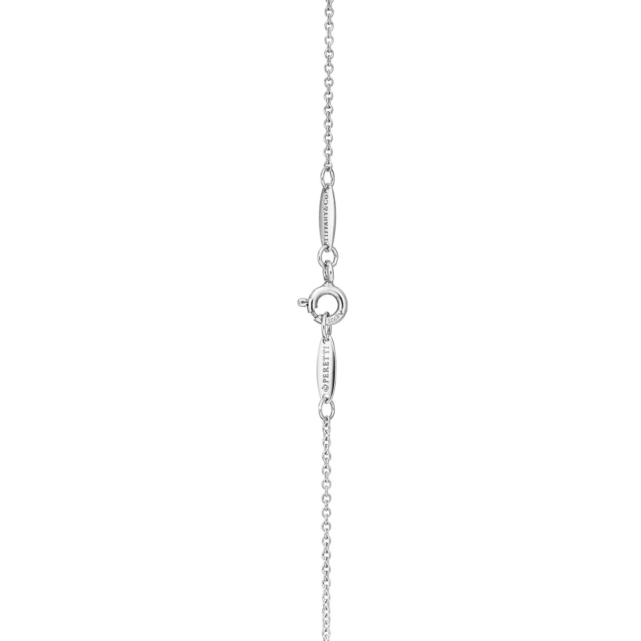 Tiffany & Co. Elsa Peretti® Open Heart pendant in sterling silver with diamonds. | ^ Necklaces & Pendants|Gifts for Her